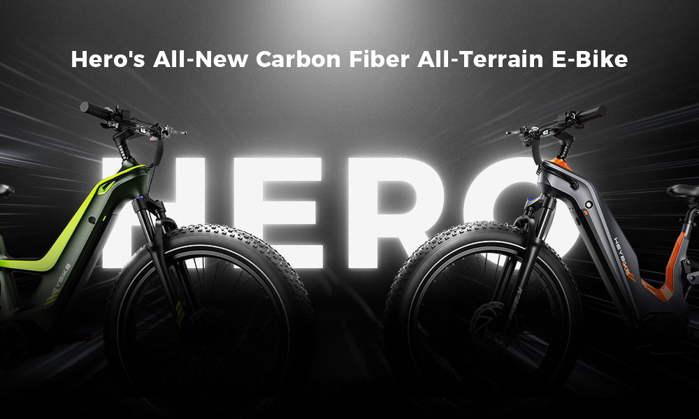 Introducing the HERO Carbon Fiber E Bike for All Terrain Heybike