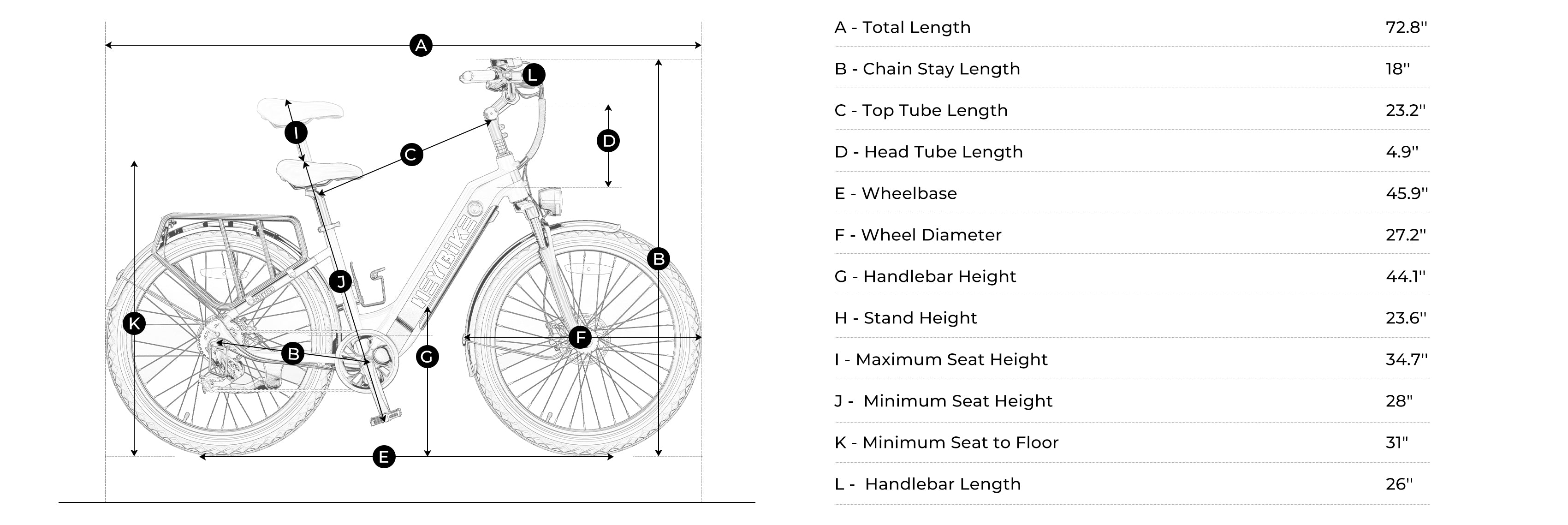 Electric Bike Commuter Cityrun | Heybike