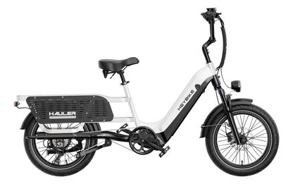 Hauler cargo e-bike - white