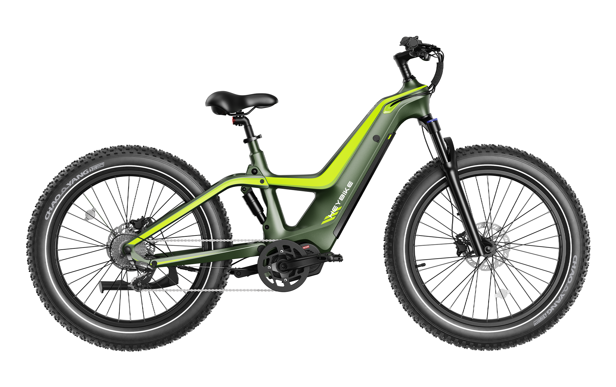 Hero carbon fiber electric bike - Lime Yellow