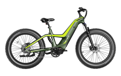 Hero carbon fiber electric bike - Lime Yellow